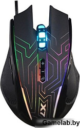 Мышь A4Tech X87 черный оптическая (2400dpi) USB (8but)