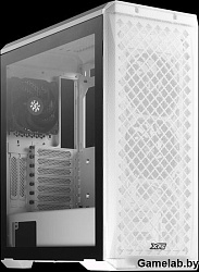 XPG DEFENDER WHITE (DEFENDER-WHCWW) (Midi-Tower, белый, TG, 120mm fan*3)
