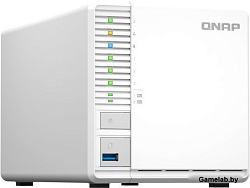 Сетевое хранилище NAS Qnap Original TS-364-8G 3-bay настольный Celeron N5095