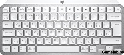 Клавиатура Logitech MX Keys Mini серебристый/белый USB беспроводная BT/Radio LED