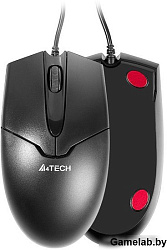 Мышь A4 V-Track Padless OP-550NU черный (1000dpi) USB 2