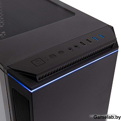 Корпус Hiper PB81 черный без БП ATX 3x120mm 2xUSB2.0 2xUSB3.0 audio bott PSU