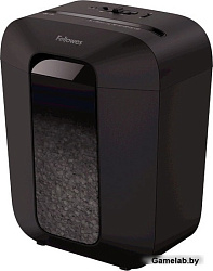 Шредер Fellowes PowerShred LX41 черный (секр.P-4)/перекрестный/8лист./17лтр./скрепки/скобы/пл.карты