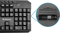 Клавиатура + мышка JAKARTA C-805 WIRELESS 45804 DEFENDER