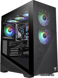 Thermaltake Divider 370 TG ARGB/Black CA-1S4-00M1WN-00 /Win/SPCC/Tempered Glass*1/120mm ARGB PWM Fan