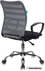 Кресло Бюрократ CH-599AXSL/32G/TW-11 спинка сетка серый TW-32K03 сиденье черный TW-11 крестовина хро