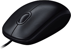 Мышь Logitech M100 черный оптическая (1000dpi) USB (2but) 910-006652/910-006765