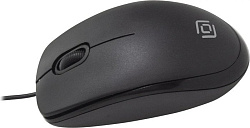 Мышь Оклик 195M for business черный оптическая (1200dpi) USB для ноутбука (3but)