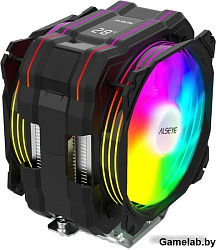 ALSEYE Вентилятор ALSEYE M120D (PLUS) Universal, 200W, Heat pipe 6mm*6, 120mm FAN 700;1900rpm, 73.75