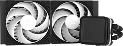 Система водяного охлаждения Zalman Alpha2 A24 DS ARGB Soc-AM5/AM4/1151/1200/2066/2011/1700 черный 4-