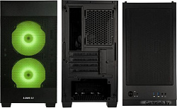 LIAN LI Lancool 205M Mesh Black,  Medium Case: Micro ATX/Mini-ITX, 2xUSB 3.0, 2xAudio, Included Fans