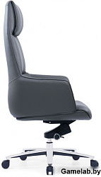 Кресло руководителя Cactus CS-LBK-MILANO кожа с подголов. крестов. алюминий