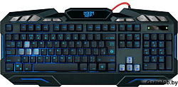 Клавиатура Defender Doom Keeper GK-100DL RU [45100] {Проводная игровая клавиатура, 3-х цветная,19 An