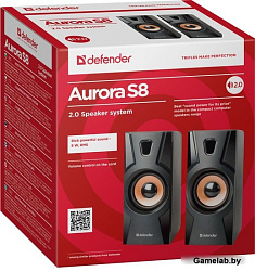 Колонки DEFENDER AURORA S8 черный, 8 Вт, питание от USB