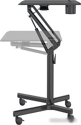 Стол для ноутбука Cactus VM-FDS101B столешница МДФ черный 70x52x105см (CS-FDS101BBK)