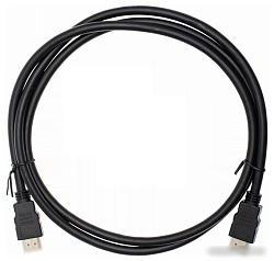 Кабель аудио-видео Cactus CS-HDMI.1.4-1.5 HDMI (m)/HDMI (m) 1.5м. позолоч.конт. черный