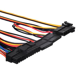 Exegate Блок питания ExeGate 500W AA500 (ATX, PC, 8cm fan, 24pin, 4pin, 2xSATA, IDE, кабель 220V в к