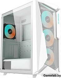 Корпус Gigabyte C301GW белый без БП ATX 4x120mm 4x140mm 2xUSB3.0 audio bott PSU