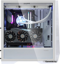 Корпус Zalman Z9 Iceberg белый без БП ATX 3x120mm 2x140mm 4xUSB2.0 audio bott PSU