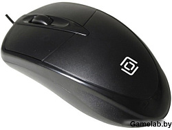 Мышь Oklick 125M черный оптическая (1500dpi) USB (2but)