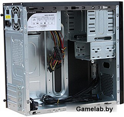 MidiTower Powerman ES722 Black PM-400ATX 2*USB 2.0,HD,Audio mATX