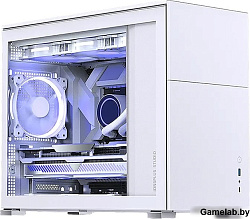 Корпус JONSBO D31 STD White без БП, боковая панель из закаленного стекла, mini-ITX, micro-ATX, белый