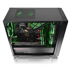 Корпус Thermaltake Versa H18 Window черный без БП mATX 2xUSB2.0 1xUSB3.0 audio bott PSU