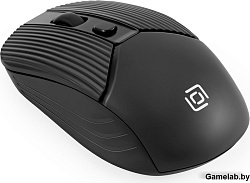 Мышь Оклик 509MW black черный оптическая (1600dpi) беспроводная USB для ноутбука (4but)