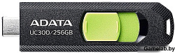 Флеш Диск A-Data 256Gb UC300 ACHO-UC300-256G-RBK/GN USB3.2 зеленый