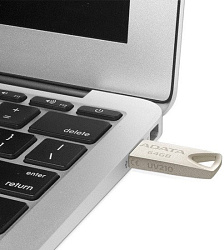 Флеш накопитель 64GB ADATA UV210, USB 2.0, Металлич. Серебро