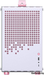 Корпус JONSBO Jonsplus Z20 Pink/White без БП, боковая панель из закаленного стекла, mini-ITX, micro-