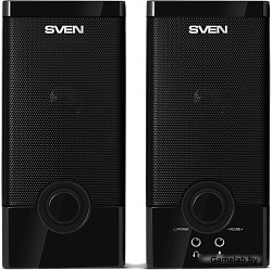 Колонки Sven SPS-603 2.0 черный 6Вт