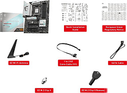 MSI Материнская плата MSI B850 GAMING PLUS WIFI B850, AM5, 4*DDR5, 4*PCIEx16, 3*M.2, 3*TypeC, 1*USB3