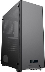 Корпус Formula CL-3301B TG черный без БП ATX 1x120mm 2xUSB2.0 1xUSB3.0 audio bott PSU