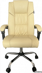 Кресло Cactus с вибромассажем CS-CHR-OC04M-WT слоновая кость эко.кожа с подголов. крестов.