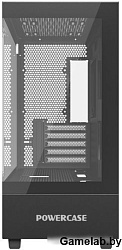 Корпус Powercase Vision Micro M, Tempered Glass, чёрный, mATX  (CVMMB-L0)