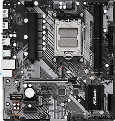 ASRock B650M-H/M.2+, Socket AM5, AMD B650, 2xDDR5-5200, HDMI+DP, 1xPCI-Ex16, 2xPCI-Ex1, 4xSATA3(RAID
