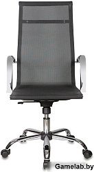 Кресло руководителя Бюрократ CH-993 черный M01 сетка крестовина металл хром