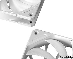 Вентилятор ID-COOLING TF-12025-PRO-ARGB-TRIO WHITE (3 in 1) 120x120x25мм (20шт./кор, PWM, резиновые 