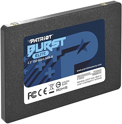 Накопитель SSD Patriot SATA III 120Gb PBE120GS25SSDR Burst Elite 2.5"