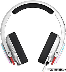 Наушники с микрофоном A4Tech Bloody MR720 белый/красный мониторные BT/Radio оголовье (MR720 NARAKA)