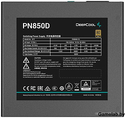 Блок питания Deepcool PN850D (ATX 3.1, 850W, PWM 120mm fan, Active PFC, 80+ GOLD, Gen5 PCIe) RET