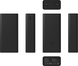 Мобильный аккумулятор Xiaomi BHR9126GL 30000mAh 18W 2.6A 2xUSB-A/USB-C черный