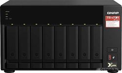 Сетевое хранилище NAS Qnap TS-873A-8G 8-bay настольный Ryzen V1500B