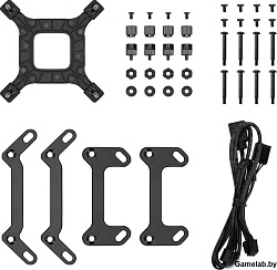 Система водяного охлаждения Deepcool LT240 ARGB Soc-AM5/AM4/1151/1200/1700 черный 4-pin 28.2-32.9dB 