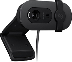 Камера Web Logitech HD Webcam Brio 100 Full графитовый 2Mpix (1920x1080) USB Type-C с микрофоном (96