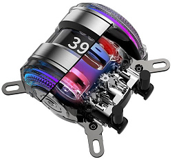 ALSEYE Жидкостная система охлаждения ALSEYE i240-W, цвет: белый