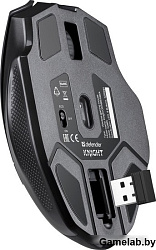 Мышка USB OPTICAL WRL KNIGHT GM-885 BLACK 52885 DEFENDER
