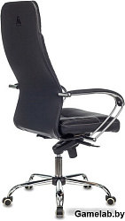 Кресло руководителя Бюрократ CH-609SL/ECO черный эко.кожа крестов. металл хром