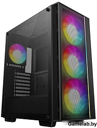 Корпус Deepcool MATREXX 55 MESH V4 без БП, боковое окно (закаленное стекло), 3xARGB LED 140мм вентил